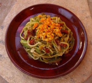 Zucchni Spaghetti - Rezept von Elia Gutes von Kreta
