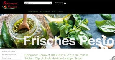 Bidermann Feinkost - Screenshot Tutti i sensi