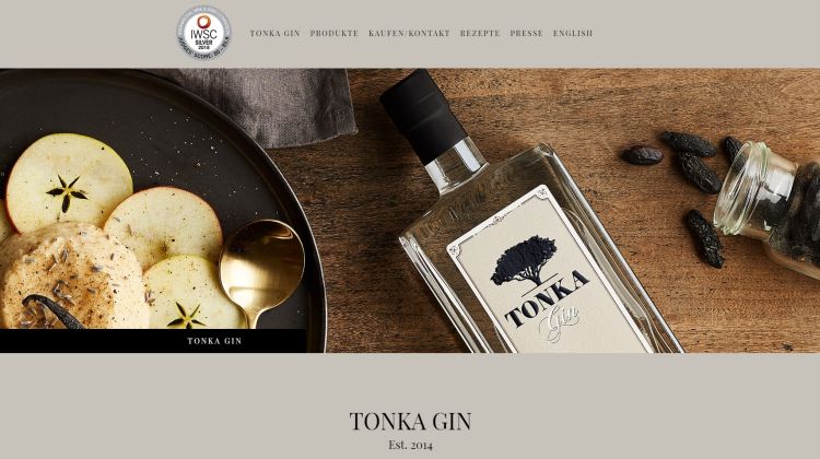 Tonka Gin - Der Gin mit der Tonkabohne - Screenshot Tutti i sensi