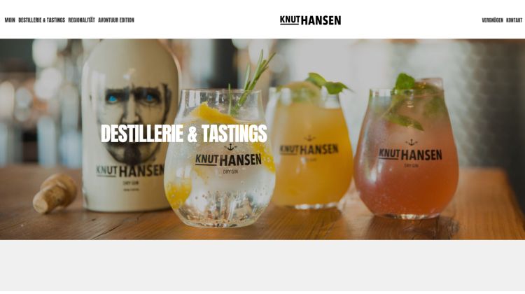 Norddeutscher Gin - Knut Hansen Dry Gin - Screenshot Tutti i sensi