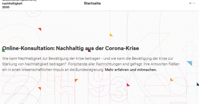 Nachhaltig aus der Corona-Krise - Aufruf zur Online-Konsultation für Forschende aller Fachrichtungen