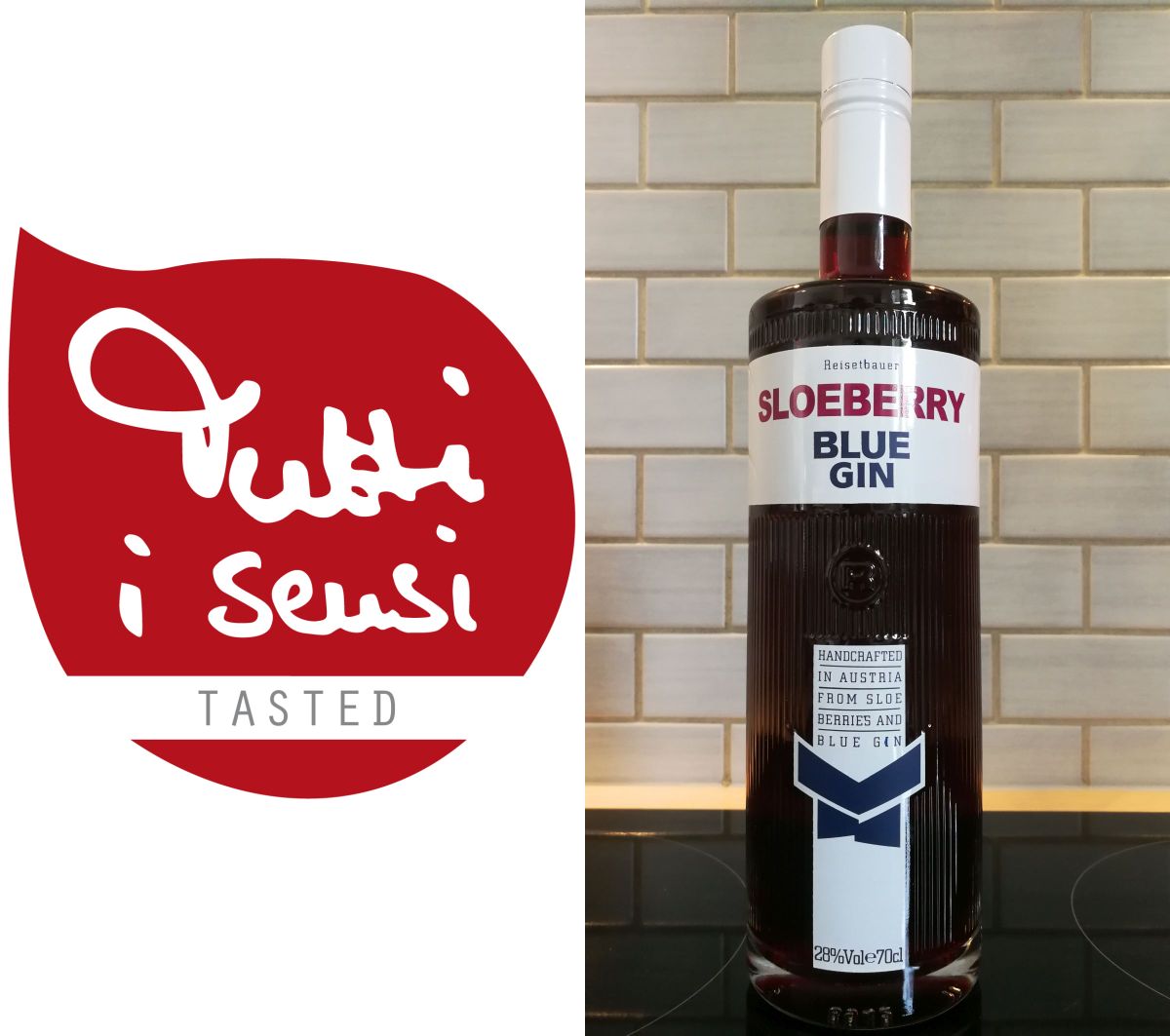 Sloeberry Blue Gin von Reisetbauer aus Österreich Tutti i sensi
