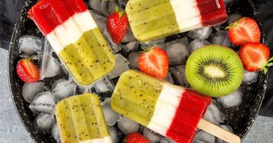 Rezept Kiwi-Eis mit Joghurt und Erdbeeren - Foto: Zespri