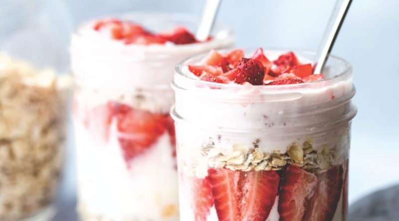 Rezept der Ölmühle Solling - Frühstücksshake mit Leinöl und Erdbeeren