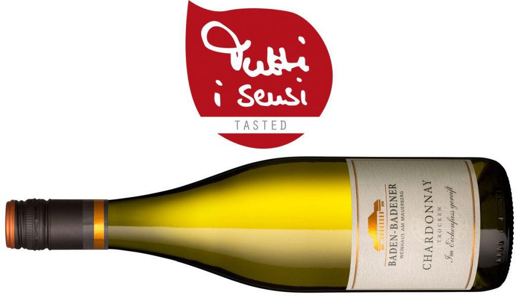 Chardonnay QbA trocken 2018 vom Baden-Badener Weinhaus am Mauerberg in der Tutti i sensi Verkostung