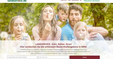 Auf der Webseite Landservice kann man sich eine Lister der umliegenden Bauernhöfe aufzeigen lassen. - Screenshot: Tutti i sensi