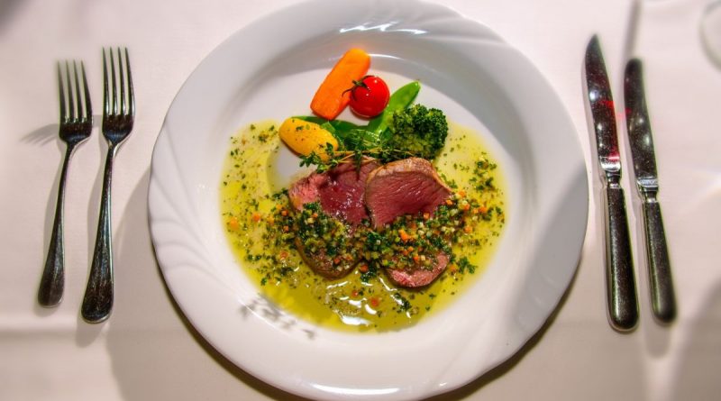 Rindsfilet pochiert „Vinaigrette” - Rezept und Foto Mathier.ch