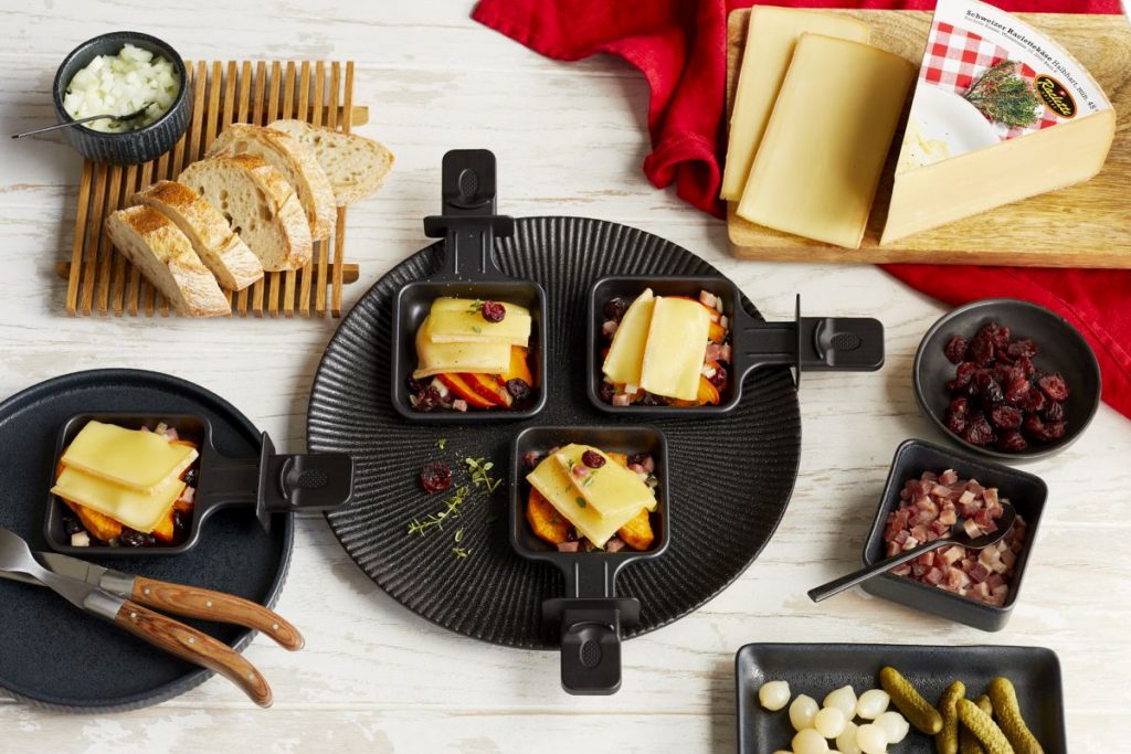 Raclette Suisse mit Kürbis und Cranberries - Käse aus der Schweiz