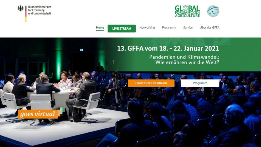 Global Forum for Food and Agriculture (GFFA) - Screenshot: Tuttiisensi