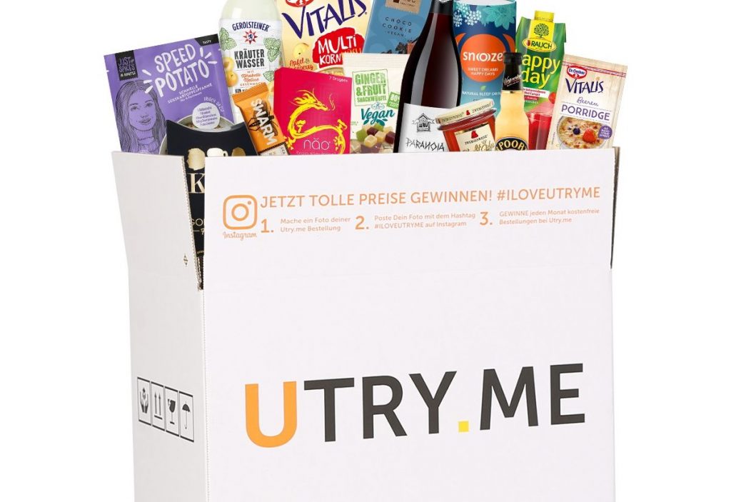 Utry.me-Box mit Produkten - Foto: Utry.me