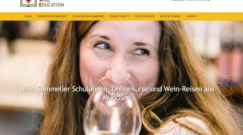 Online Fachwissen zum Thema Wein aneignen bei European Wine Education - Screenshot Tutti i sensi