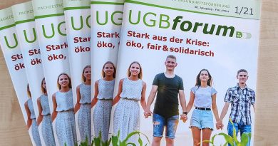 Magazin „Stark aus der Krise: öko, fair & solidarisch“ von UGB (Vereine für unabhängige Gesundheitsberatung) - Foto: UGB