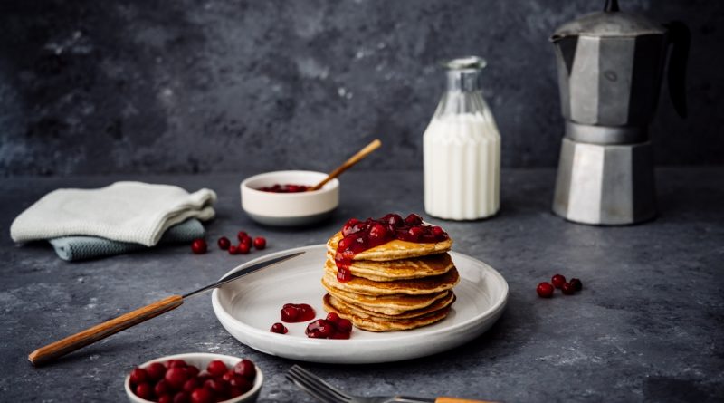 Buchweizen-Cranberry Pancakes