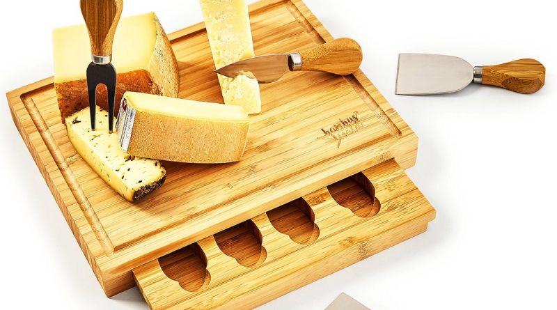 Käsebrett mit integrierter Schublade