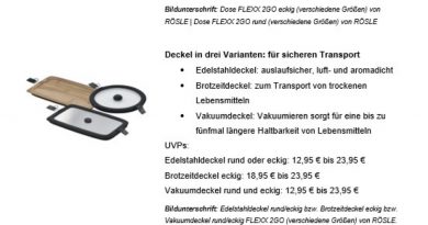 Meal Prep leicht gemacht – gesund genießen mit den RÖSLE FLEXX 2GO Boxen