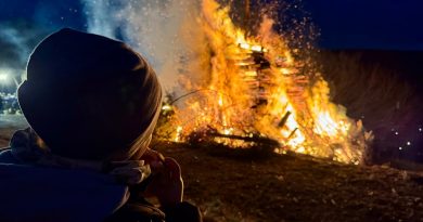 Feuer und Licht im Süden Deutschlands