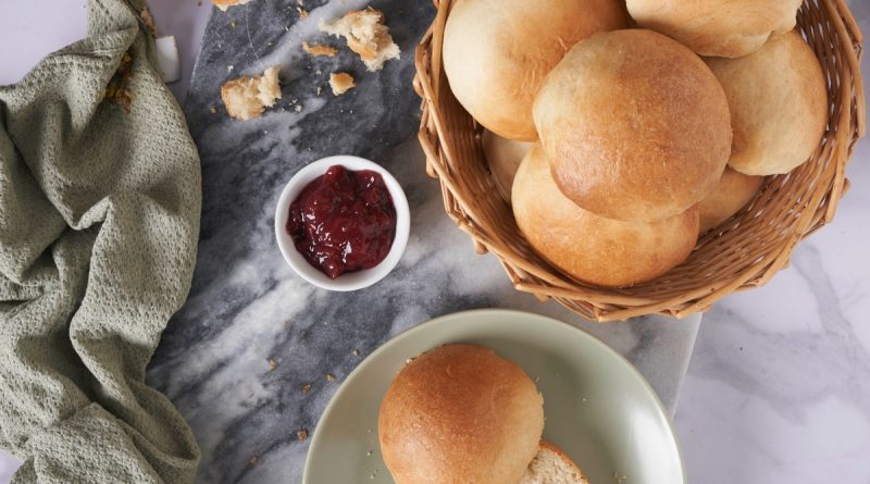 Zarte vegane süße Brötchen aus der eigenen Küche