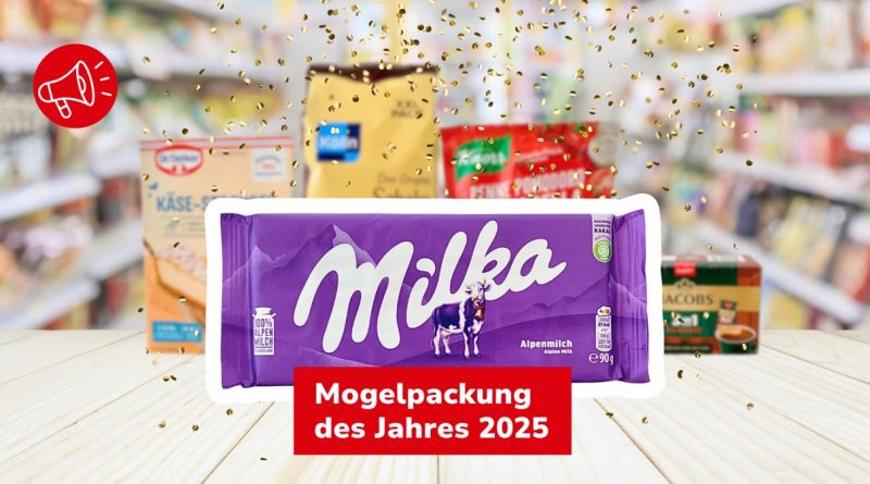 Milka Alpenmilch zur „Mogelpackung des Jahres 2025“ gewählt
