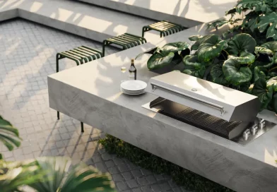 Neuer Einbau-Grill für die Terrasse von Smeg