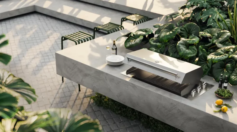 Neuer Einbau-Grill für die Terrasse von Smeg