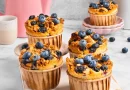 Sauerteig aus dem Airfryer: Kreative Backideen für jeden Tag – Blaubeer-Muffins mit Schokostückchen