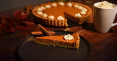 Klassischer Pumpkin Pie mit Dinkel: Herbstlicher Genuss aus dem Ofen