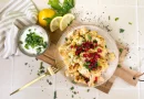Gebackener Blumenkohl mit Kräuter-Zitronen-Dip: Knuspriger Genuss aus dem Ofen